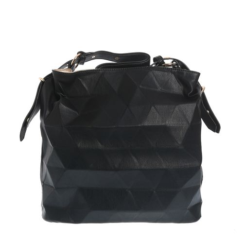 Geanta neagra aspect colturi