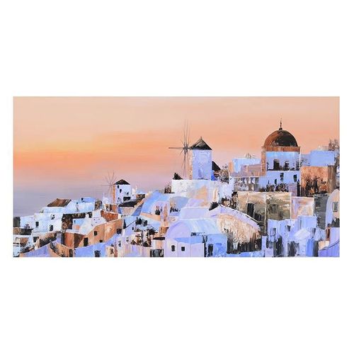 Tablou canvas sat grecesc 100x3x50 cm