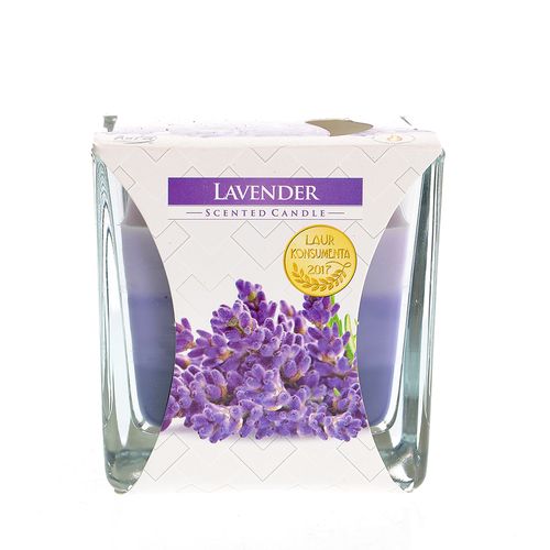 Lumanare 3 culori lavanda