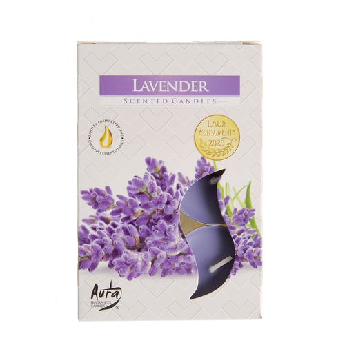 Set 6 lumanari parfumate lavanda