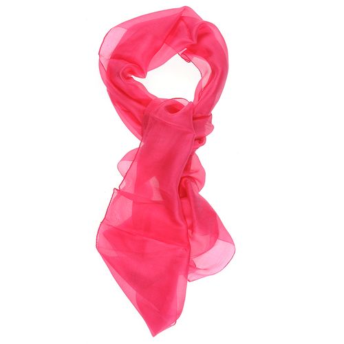 Esarfa fuchsia din matase