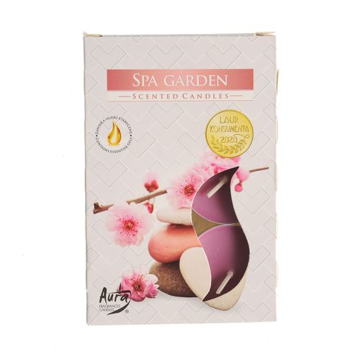 Set 6 lumanari parfumate garden spa