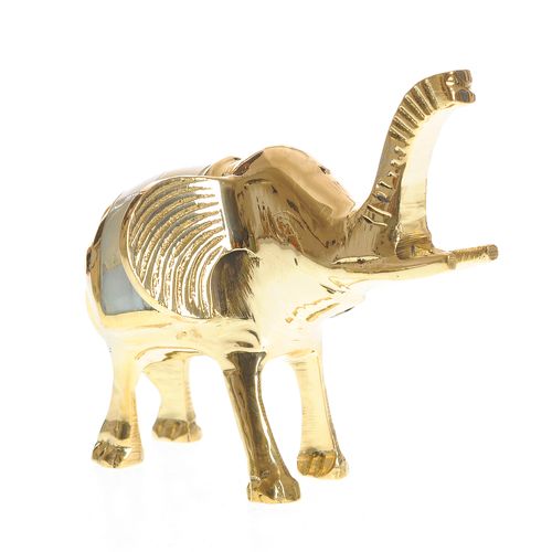 Statueta m elefant auriu
