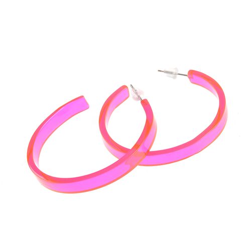 Cercei roz neon