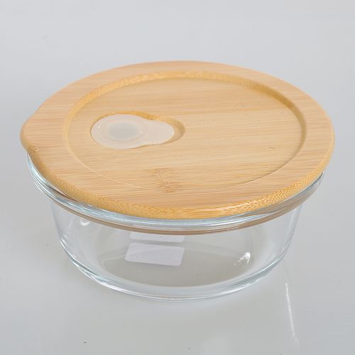 Caserola rotunda din sticla