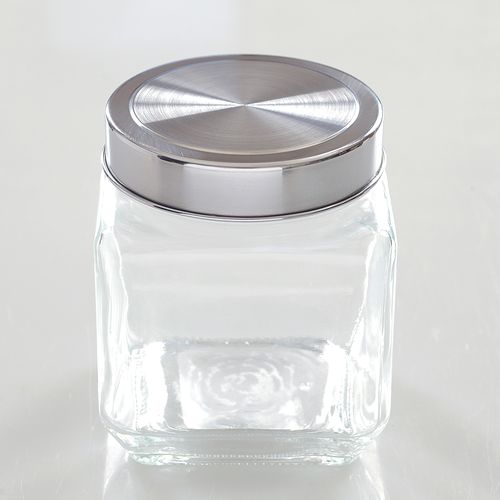 Borcan din sticla cu capac metalic 500ml