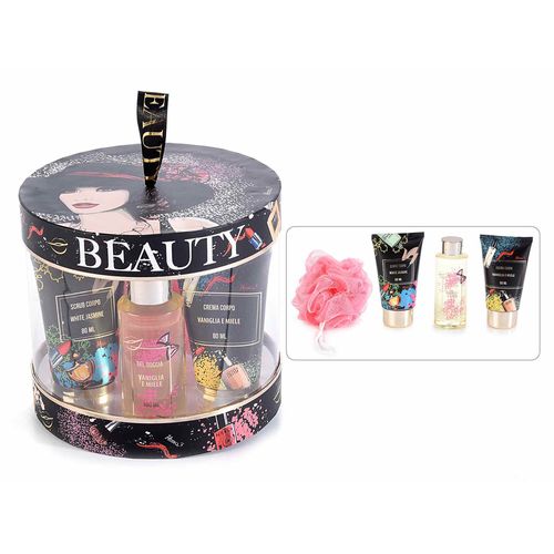 Cutie cadou cu 4 produse cosmetice de baie