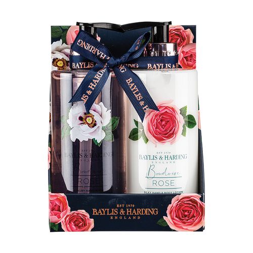 Set 2 produse cosmetice pentru baie cu trandafir