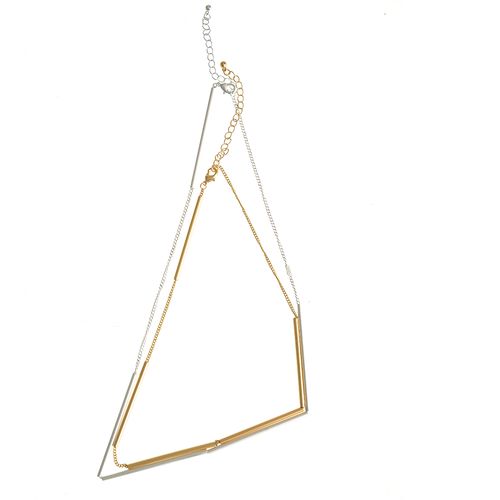 Colier dublu cu design modern