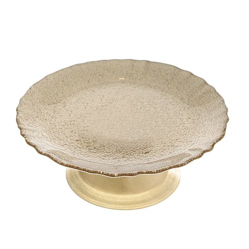Platou din ceramica cu picior