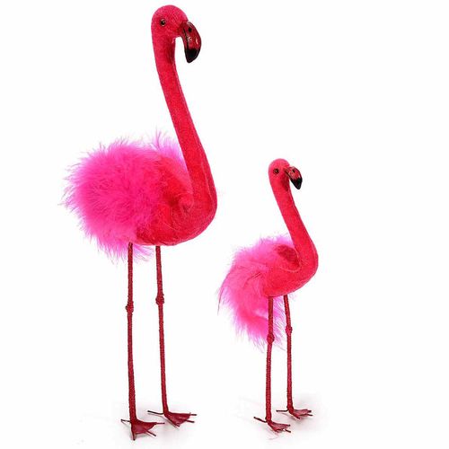 Set decor pasari flamingo