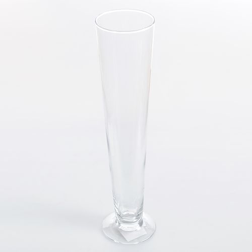 Vaza din sticla cu picior 40.5 cm