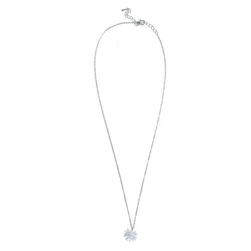 Colier cu floare alba