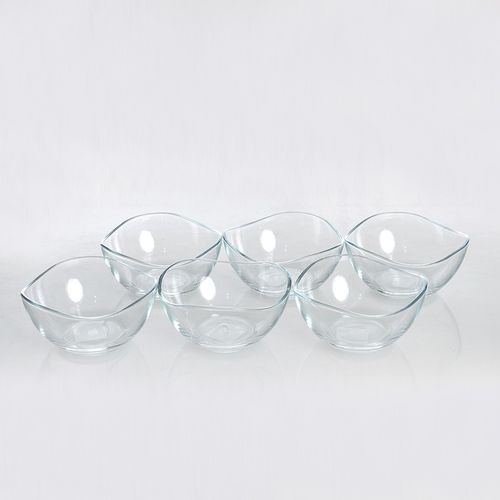 Set 6 cupe de inghetata din sticla 310ml
