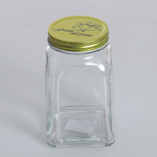 Borcan de sticla cu capac metalic 700ml