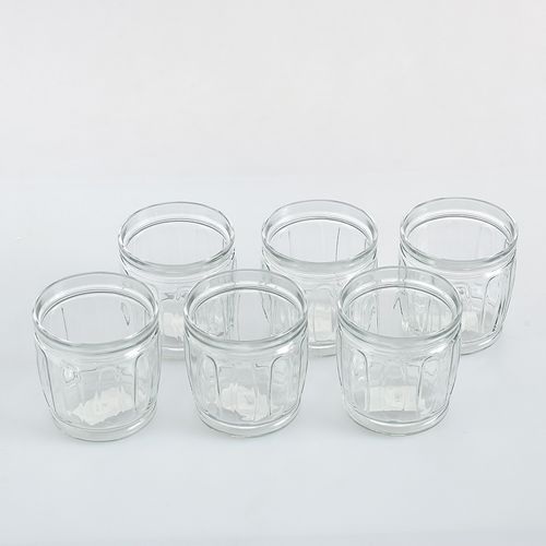 Set 6 pahare din sticla 415ml