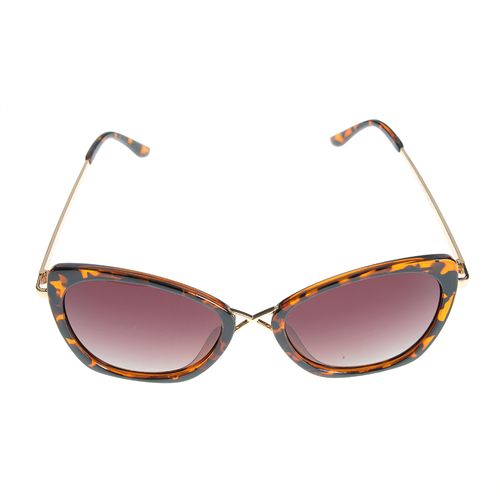 Ochelari de soare cu design auriu