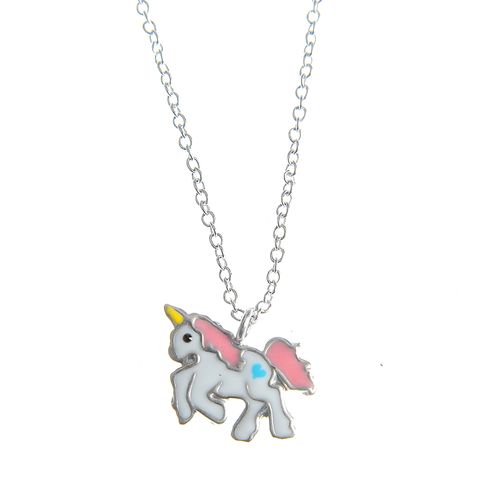 Colier din argint cu unicorn
