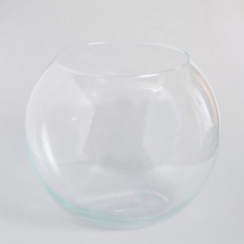 Vaza rotunda din sticla 24.5 cm