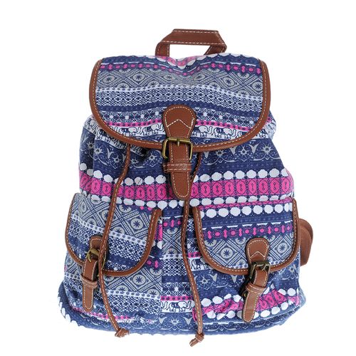 Rucsac multicolor din material texil
