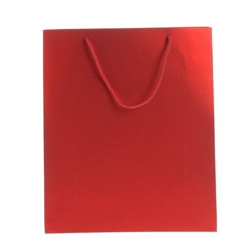 Punga rosie de cadou cu sclipici l