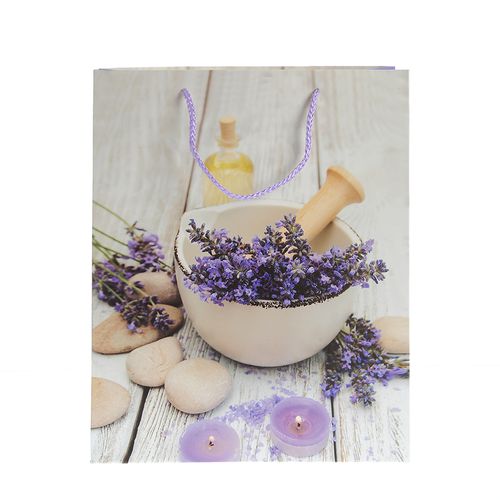 Punga de cadou cu design lavanda m