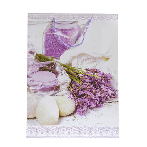Punga de cadou cu design lavanda l