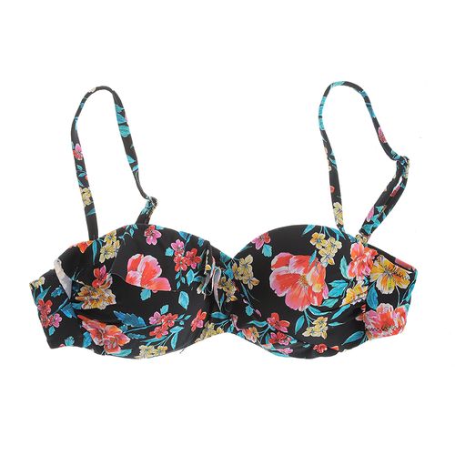 Sutien de baie cu flori si bretele