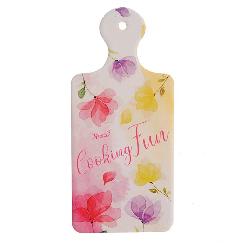 Tocator ceramic cu mesaj: cooking fun 10x22cm - tocator ceramic cu mesaj: cooking fun 10x22cm