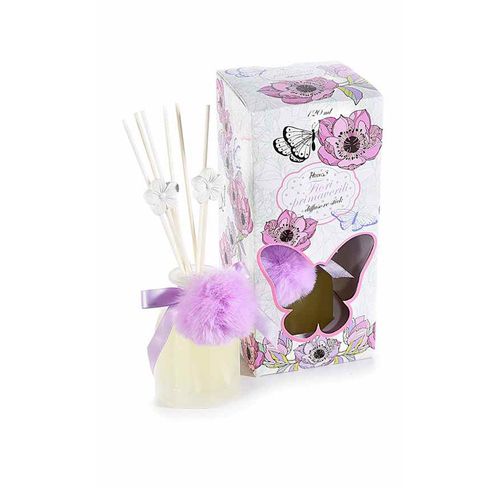 Difuzor de camera cu pompon mov 120ml