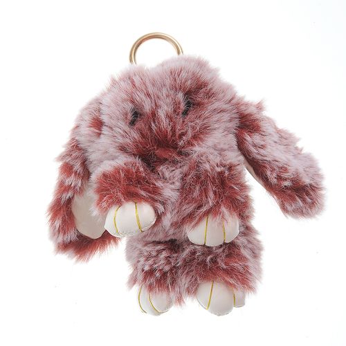 Bijuterie geanta iepure grena 17cm