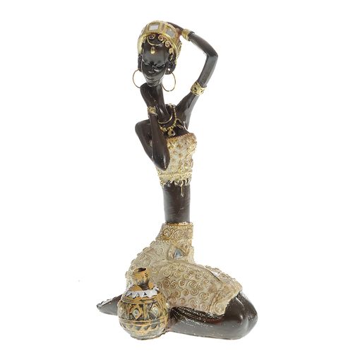 Statue feminina africana 20 cm