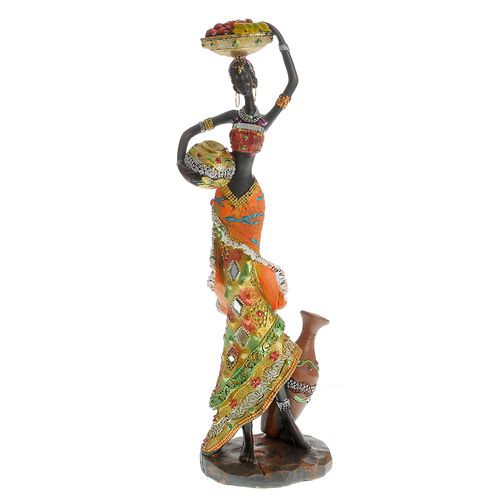 Statueta africana feminina 40 cm