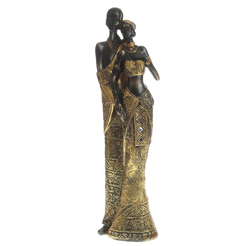 Statue cuplu african 35 cm