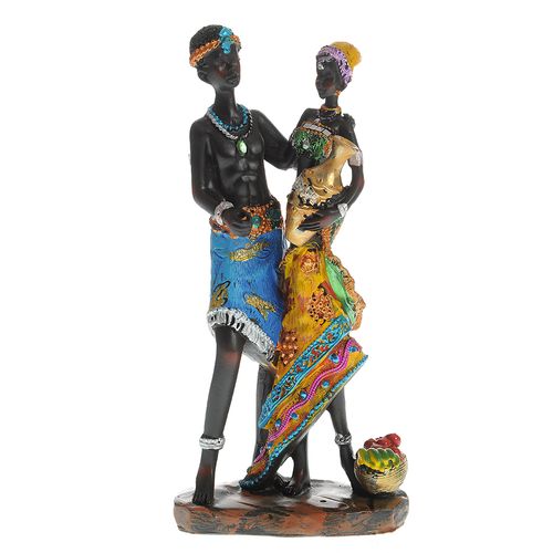 Statueta cuplu african 22 cm