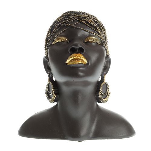 Statueta bust negru feminin 22 cm