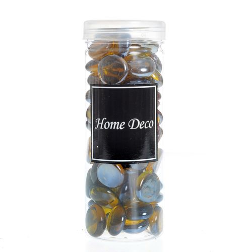 Pietre multicolore din sticla pentru decor 400g