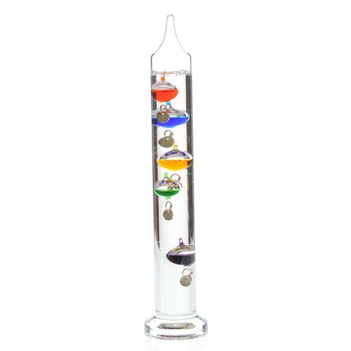 Termometru galileo din sticla 28 cm