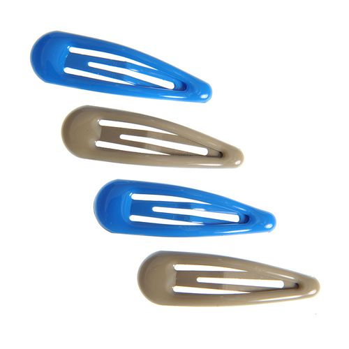 Set 4 clame de par bicolore
