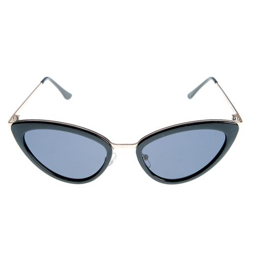 Ochelari de soare cat-eye cu brate metalice
