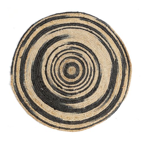 Covor rotund din iuta 90 cm