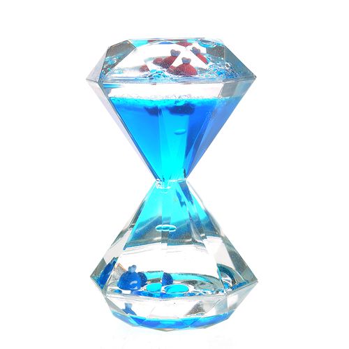Clepsidra albastra forma diamant
