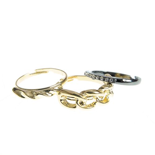 Set 3 inele cu modele diferite