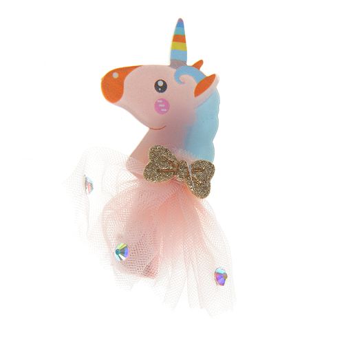 Agrafa de par model unicorn cu tutu