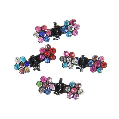 Set 4 clesti flori multicolore