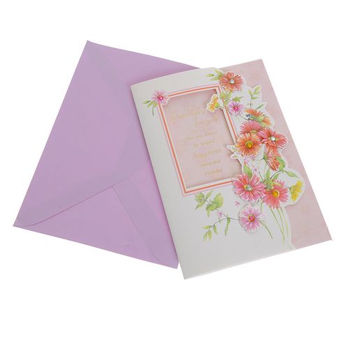 Felicitare cu design floral - specially for you