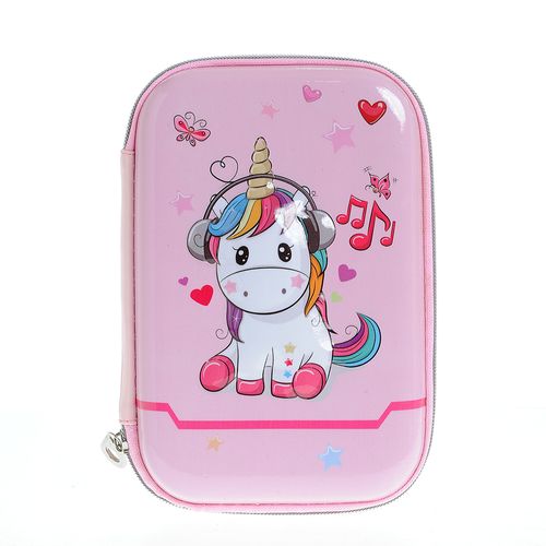Meli Melo Penar roz cu design unicorn