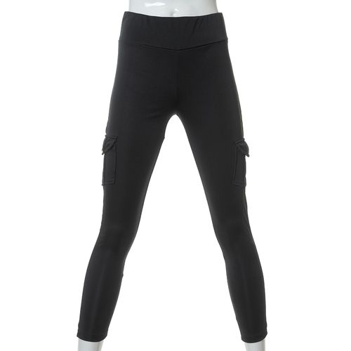 Pantaloni cargo cu talie inalta