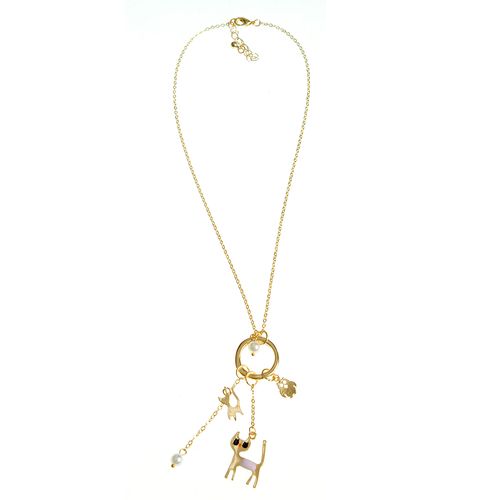 Colier auriu cu zale mari