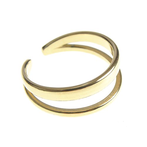Inel auriu reglabil din otel